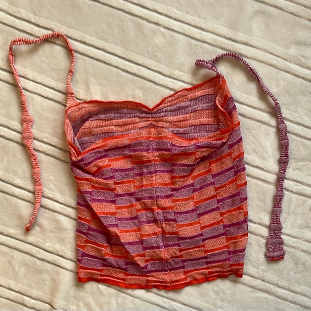 Gimaguas ete Orange and Purple Women's Top